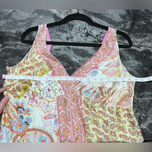 Yasb Sleeveless 100% Silk Dress / Tunic Top - Picture 6 of 7